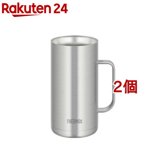 サーモス 真空断熱ジョッキ 1L JDK-1000 S1 ステンレス1(2個セット)【サーモス(THERMOS)】