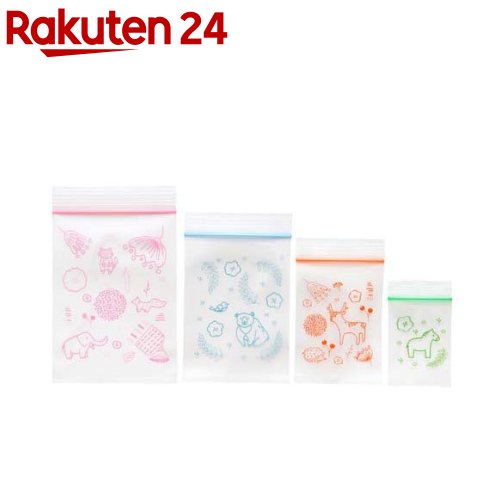 ミニパック お花と動物柄 4サイズ QT-650(80枚入)【ヒラカワ】