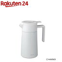 セラミックコーティング 真空二重保温ポット CHP-600-W(1個)【ハリオ(HARIO)】