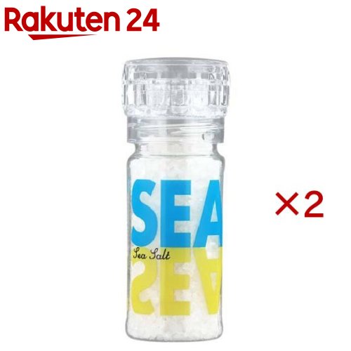 お店TOP＞フード＞調味料・油＞塩＞海塩＞スパイスアップ シーソルト (110g×2セット)【スパイスアップ シーソルトの商品詳細】ミネラルたっぷりの天日干し海塩(シーソルト)です。ミル付きなので必要な分だけ砕いてお使い頂けます。※ミル(刃)は使いきりです。中身の詰め替えはできません。【品名・名称】食塩【スパイスアップ シーソルトの原材料】海塩【栄養成分】100gあたりエネルギー：6kcal、たんぱく質：0.6g、脂質：0.1g、炭水化物：1.0g、食塩相当量：98.4g【保存方法】・直射日光、高温多湿を避けて保存して下さい。・開封後は蓋をし、湿気の少ない所に保管して下さい。【注意事項】・本品製造工場では乳、小麦を含製品を製造しております。・ミルの再利用はお控えください。【原産国】南アフリカ【ブランド】スパイスアップ【発売元、製造元、輸入元又は販売元】オーバーシーズ※説明文は単品の内容です。リニューアルに伴い、パッケージ・内容等予告なく変更する場合がございます。予めご了承ください。・単品JAN：4580781732773オーバーシーズ155-0033 東京都世田谷区代田5-11-100120-522-582広告文責：楽天グループ株式会社電話：050-5577-5043[調味料/ブランド：スパイスアップ/]