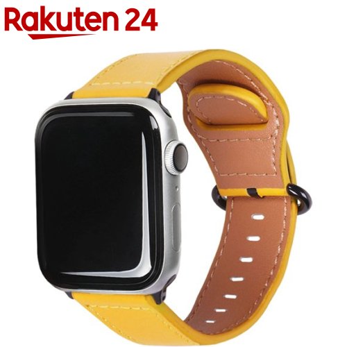 EGARDEN Apple Watch 44mm／42mm用 GENUINE LEATHER STRAP イエロー(1個)【EGARDEN】