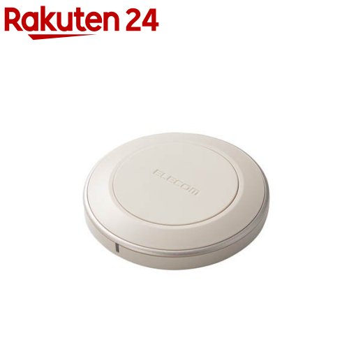 エレコム ワイヤレス充電器 Qi認証 12W/10W/7.5W/5W 急速充電 ゴールド(1個)