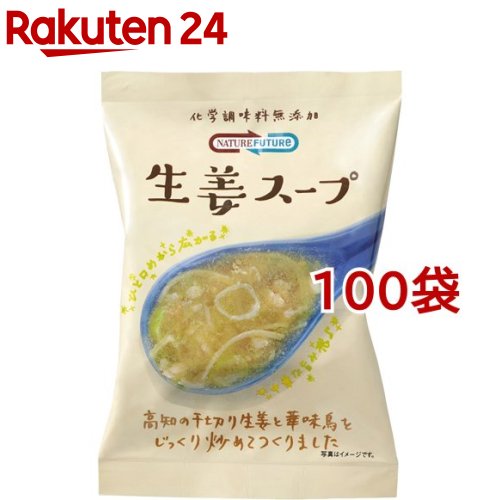ネイチャーフューチャー 生姜スープ(10.6g*100袋セット)【NATURE FUTURE(ネイチャーフューチャー)】