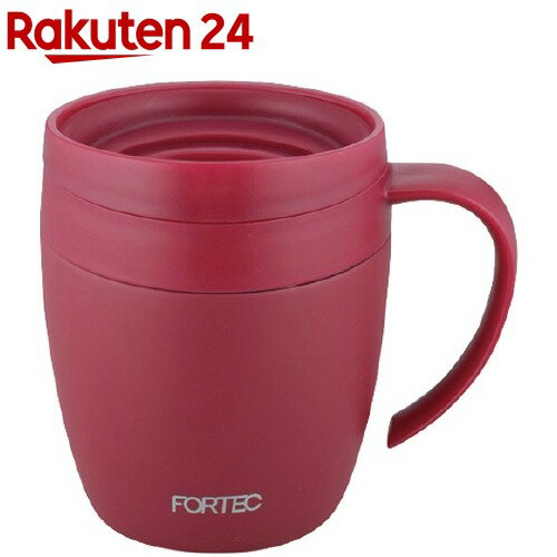 フォルテック ハウス オフィスマグ 280ml レッド RH-1286(1コ入)【フォルテック(FORTEC)】