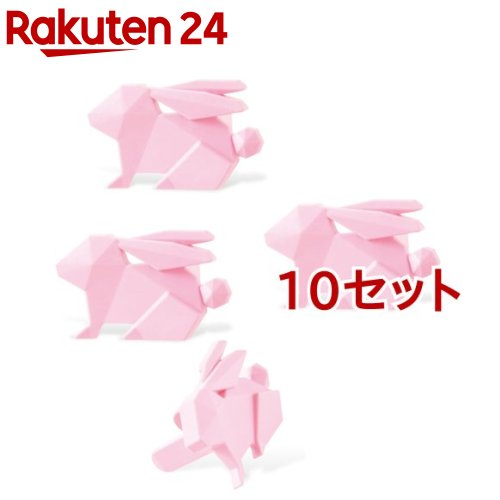 エレコム コンセントキャップ ホコリ防止 難燃性樹脂 ウサギ ピンク T-CAPKAKU2(4個入*10セット)【エレコム(ELECOM)】