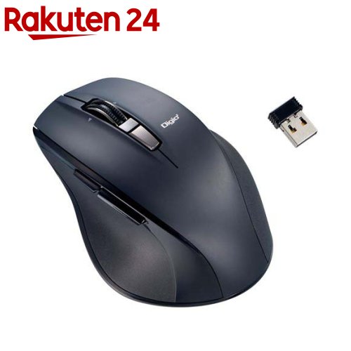 Digio2 無線 高速スクロール静音マウス 5ボタン/BlueLED MUS-RKF164NBK(1個) Digio2 無線 高速スクロール静音マウス 5ボタン/BlueLED MUS-RKF164NBK(1個)