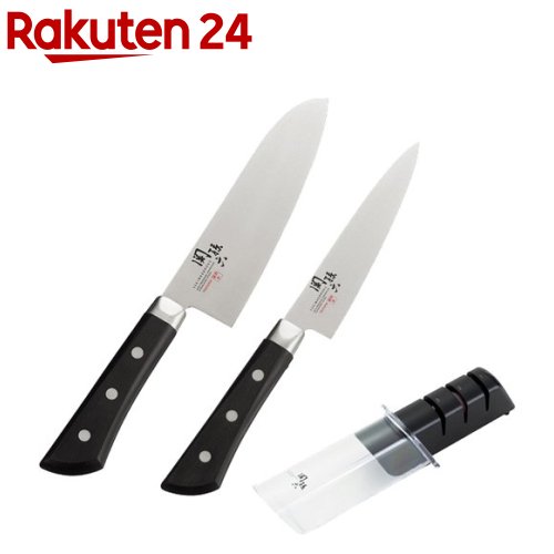 貝印 関孫六ほのかセット 三徳包丁165mm＆ペティナイフ120mm＆シャープナー(1セット)のサムネイル