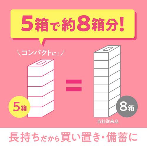 スコッティ ティッシュ フラワーボックス(5箱パック×12セット(1箱500枚(250組)))【...
