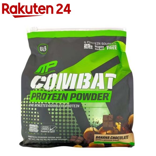 【マッスルファーム】コンバット プロテインパウダー バナナチョコ(2.72kg)のサムネイル
