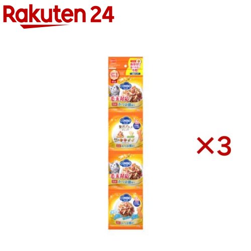 【訳あり】コンボ 連パック 毛玉対応メニュー かつお節添え(4連パック×3セット(1パック40g))【コンボ(COMBO)】