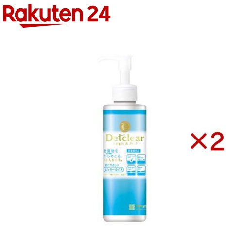 DETクリア ブライト＆ピール ピーリングジェリー 無香料タイプ(180ml×2セット)【DETクリア】