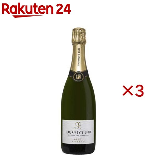 お店TOP＞水・飲料＞お酒＞ワイン＞スパークリングワイン＞ジャーニーズエンド MCC ブリュット レゼルヴ (750ml×3セット)【ジャーニーズエンド MCC ブリュット レゼルヴの商品詳細】●シャンパーニュの主要品種のみで作り、香り高く果実味と酸味のバランスが取れたリッチなシャンパーニュテイスト。●澱と一緒に18か月間の瓶内熟成を行い残糖度は9g／Lの辛口。●MCC●アルコール度数：12％【品名・名称】果実酒【ジャーニーズエンド MCC ブリュット レゼルヴの原材料】ブドウ、亜硫酸塩【栄養成分】記載なし【アレルギー物質】記載なし【保存方法】記載なし【原産国】南アフリカ【発売元、製造元、輸入元又は販売元】シーズンワイン20歳未満の方は、お酒をお買い上げいただけません。お酒は20歳になってから。※説明文は単品の内容です。リニューアルに伴い、パッケージ・内容等予告なく変更する場合がございます。予めご了承ください。・単品JAN：6009711200765シーズンワイン広告文責：楽天グループ株式会社電話：050-5577-5043[アルコール飲料]
