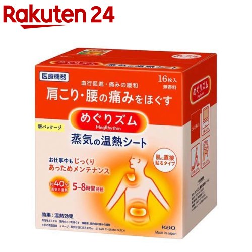 めぐりズム　蒸気でグッドナイト　無香料　5枚入(配送区分:B)