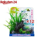 癒し水景 MIXプランツ ロック 黒(12セット)【癒し水景】