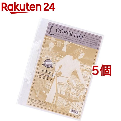 リヒトラブ ルーパーファイル 乳白 F-3006(1冊*5コセット)