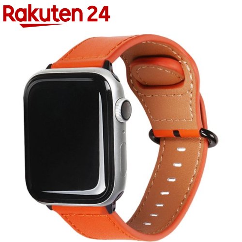 EGARDEN Apple Watch 44mm／42mm用 GENUINE LEATHER STRAP オレンジ(1個)【EGARDEN】