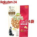 コンボ キャット ピュア 15歳以上 まぐろ味 鶏肉 かつお節添え(200g 14袋セット)【コンボ(COMBO)】