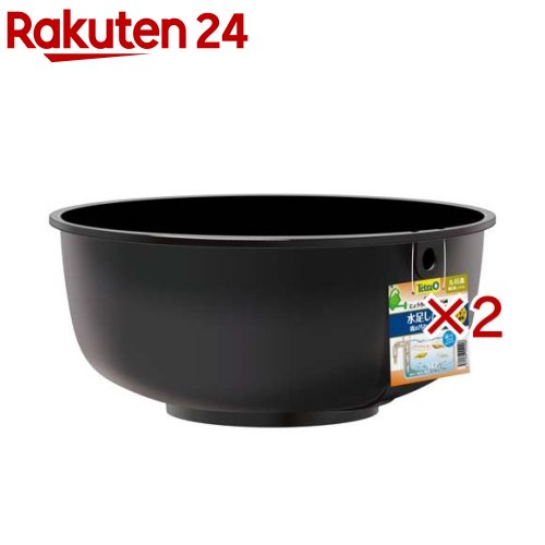 お店TOP＞ペット用品＞観賞魚・アクアリウム用品＞アクアリウム用品＞金魚鉢＞テトラ じょうろでキレイメダカ鉢 丸45 黒 (2セット)【テトラ じょうろでキレイメダカ鉢 丸45 黒の商品詳細】●足し水だけで、水を入れ替えることができるメダカ鉢です。●すり鉢状の底面で集めたメダカのフンなどの汚れを、足し水で押し流すことで水をキレイに保ちます。●雨でもメダカがあふれません。●丈夫なポリプロピレン製。【使用方法】・水洗いし、組み立てた当製品を、水平な場所に設置してください。・内側の水位線まで、カルキを抜いた水道水を入れてください。・水換え時は、じょうろなどで底面の汚れが舞い上がらないよう、ゆっくりと水を注いでください。・満水になると、底面の水が押し流され、側面の排水口から排水されます。・充分に水換えができるまで、この動作を繰り返し行ってください。※じょうろは別売りです。【規格概要】・鉢サイズ：幅45cm*奥行45cm*高さ19cm・材質：ポリプロピレン【原産国】日本【ブランド】Tetra(テトラ)【発売元、製造元、輸入元又は販売元】スペクトラム ブランズ ジャパンこちらの商品は、ペット用の商品です。※説明文は単品の内容です。リニューアルに伴い、パッケージ・内容等予告なく変更する場合がございます。予めご了承ください。・単品JAN：4571269554406スペクトラム ブランズ ジャパン220-0004　神奈川県横浜市西区北幸2-6-26 HI横浜ビル3階045-322-4330広告文責：楽天グループ株式会社電話：050-5577-5043[アクアリウム用品/ブランド：Tetra(テトラ)/]