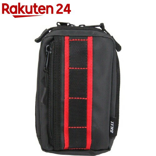 SK11 4WAYタフポーチ ブラック・レッドライン S4WTP-J-RD(1個)【SK11】