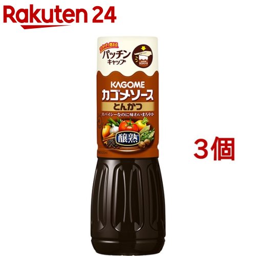 カゴメ 醸熟ソース とんかつ(500ml*3