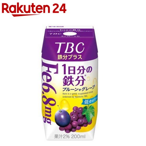 TBC 1日分の鉄分(200ml*24本入)【TBC】