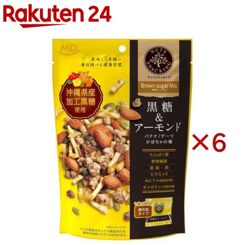 ナッツスナッキング BM 黒糖＆アーモンド(94g×6セット)