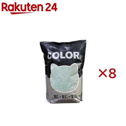 お店TOP＞ペット用品＞トイレタリー・衛生用品＞猫用トイレ用品(トイレタリー)＞猫砂・ネコ砂(シリカゲル)＞ニュールオダー カラーリター グリーン (1.8kg×8セット)【ニュールオダー カラーリター グリーンの商品詳細】●固まる細かなシリカゲルを使用しています。●固まる成分は、食品添加物を使用しているため、猫ちゃんのお口にはいっても、健康を害する成分は含まれておりません。【使用方法】★使用目安4kgの猫一頭につき、約1袋が使用目安となります。【ニュールオダー カラーリター グリーンの原材料】シリカゲル、食品添加物【規格概要】ペット分類・・・猫対象ペット年齢・・・全成長段階(幼猫期・成猫期・高齢猫期)形状・・・砂状カラー・・・グリーン【注意事項】・システムトイレには適しておりません。トレー型のトイレに適しております。・お住まいの自治体のごみ処理方法に従ってください。【原産国】中国【発売元、製造元、輸入元又は販売元】イノセントこちらの商品は、ペット用の商品です。※説明文は単品の内容です。リニューアルに伴い、パッケージ・内容等予告なく変更する場合がございます。予めご了承ください。・単品JAN：3760083691997イノセント広告文責：楽天グループ株式会社電話：050-5577-5043[猫用品]
