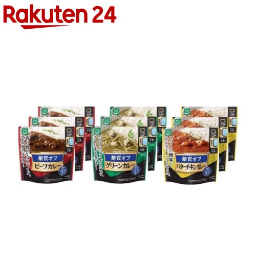 からだシフト 糖質コントロール カレーアソート 3種(12個セット)【からだシフト】[糖質オフ OFF ロカボ 健康 ダイエット]のサムネイル