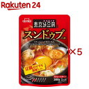 東京純豆腐監修スンドゥブの素(300g×5セット)【イチビキ】