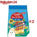 CIAOちゅ〜るグルメ かつおバラエティ(80本入×2セット(1本14g))