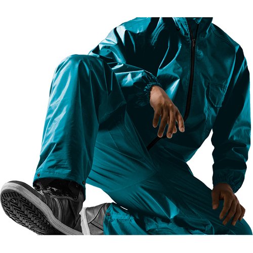 マック レインウエア アジャストマック Lサイズ ターコイズ AS-5100(1着)