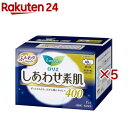 ロリエ しあわせ素肌 特に多い夜用 羽つき400(7個入*5袋セット)