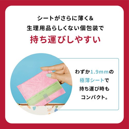 エリス コンパクトガード 多い昼〜ふつうの日用 羽なし 20.5cm(32枚入*12袋セット)【elis(エリス)】 (3)