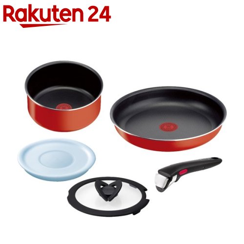 T-fal インジニオ・ネオ パプリカレッド セット5 L15191(5点セット)【ティファール(T-fal)】