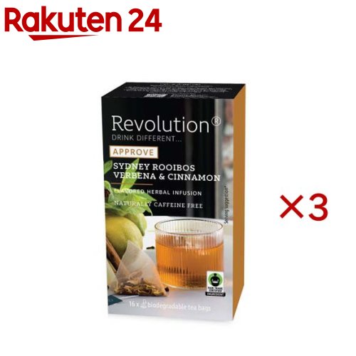 Other - Revolution ルイボスティー バーベナ＆シナモン ノンカフェイン(16袋入×3セット(1袋2g))【レボリューションティー】