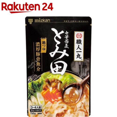 ミツカン 中華蕎麦とみ田監修 濃厚豚骨魚介鍋つゆ(750g)【ミツカン】[名店監