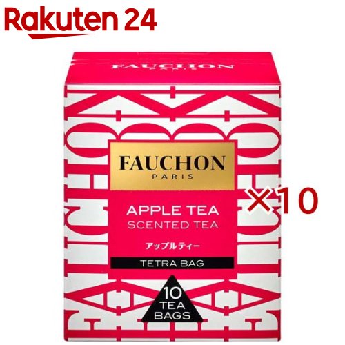 Tea - フォション 紅茶 アップルティー ティーバッグ(10袋入×10セット)【FAUCHON(フォション)】