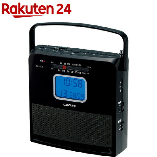 コイズミ CDラジオ ブラック SAD-4707／K(1台)【コイズミ】