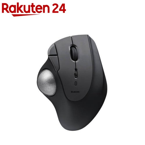 エレコム トラックボールマウス Bluetooth 無線 5ボタン ベアリングユニット ブラック(1個)