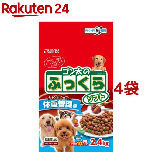 Premium - SR ゴン太のふっくらソフト 体重管理用(2.4kg*4袋セット)【ゴン太】
