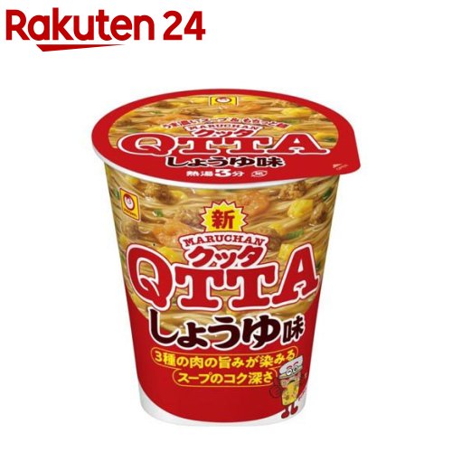 MARUCHAN QTTA しょうゆ味(74g×12個)【マルちゃん】