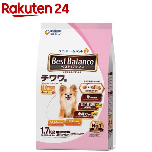 ベストバランス チワワ用 10歳以上用 ふっくら(1.7kg)【qw6】【dalc_unicharmpet】【ベストバランス】[ドッグフード]