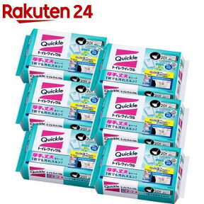 トイレクイックル トイレ掃除シート ジャンボパック 詰め替え(20枚入*6袋セット)【gsr24】【qw70-g】【クイックル】[クイックル つめかえ 詰替え]