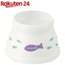 リッチェル こぼれにくい脚付キャットディッシュ SS ホワイト(1コ入)