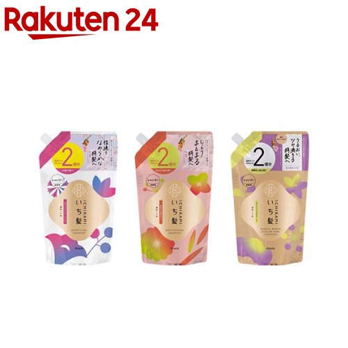 いち髪 シャンプー 詰め替え 大容量(640ml×6セット)【いち髪】