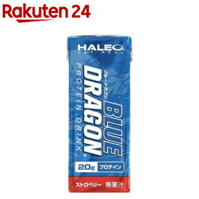 ハレオ ブルードラゴン ドリンク ストロベリー(200ml*24本)【ハレオ(HALEO)】