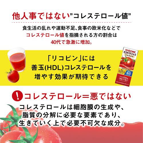 カゴメ トマトジュース 食塩無添加(200ml*48本セット)【イチオシ】【カゴメジュース】