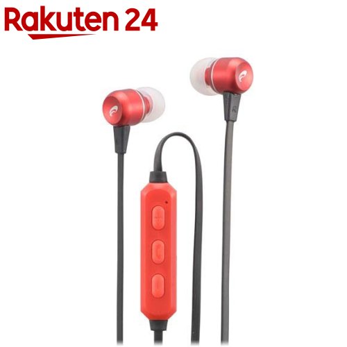 AudioComm ワイヤレスステレオインナーホン レッド(1個)【OHM】