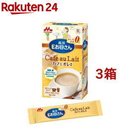 森永 Eお母さん カフェオレ風味(18g*12本入*3箱セット)【Eお母さん】