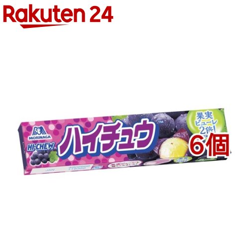 森永 ハイチュウ グレープ(12粒*6個セット)【ハイチュウ】のサムネイル